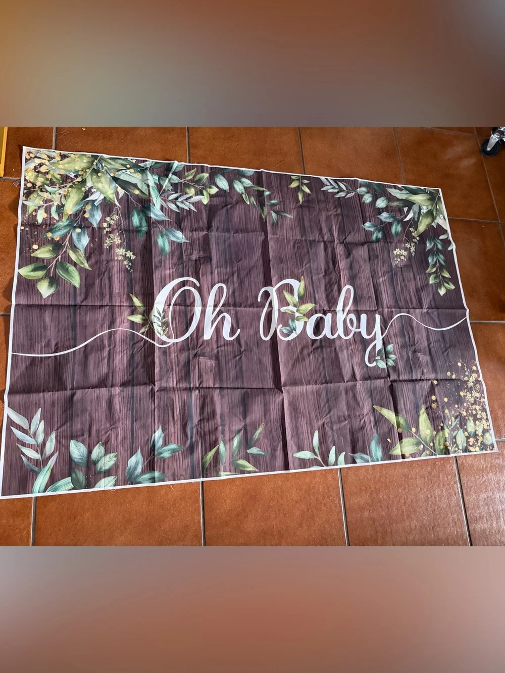 Oh Baby Floral Baby Shower Decorations and  Games